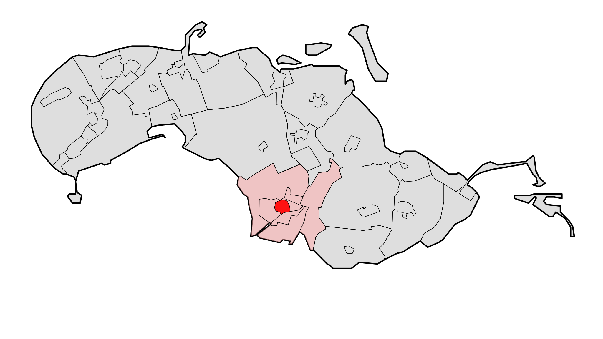Kaart Zierikzee